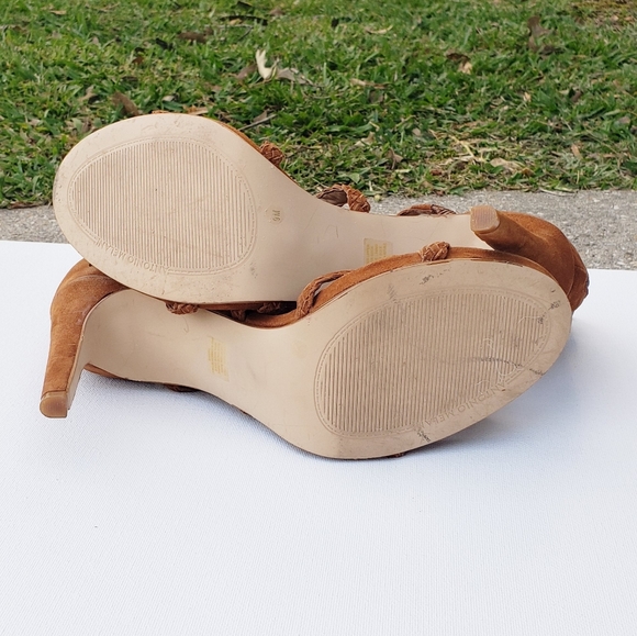 Antonio Melani Fringe Suede Heels - Picture 10 of 10